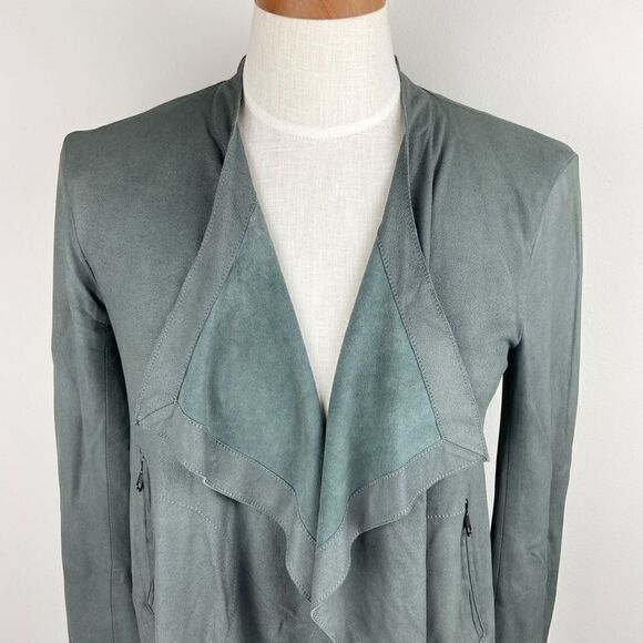 Cupcakes & Cashmere Leather Suede Moto Jacket - Picture 3 of 7